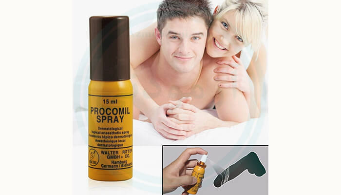 یک زوج با تصویر تبلیغاتی اسپری تأخیری